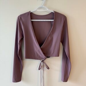 Lululemon Nulu Long-Sleeve Cropped Wrap